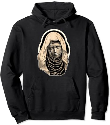 Mutter Maria Tattoo Flash Pullover Hoodie