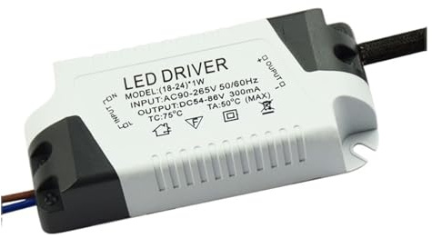 BSAXITHZB Alimentatore a LED con Driver a Corrente costante, faretto da Incasso a soffitto, raddrizzatore di avviamento, trasformatore (Color : 18-24w Isolation Male Plug)