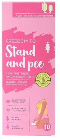 Frauen Pee Trichter - Wasserdichter Papier Vertikaler Urintrichter | Auslaufsicher Multifunktionales Urinalgerät Ergonomische Tragbare Urinierlösung für Frauen Mädchen Schwangere
