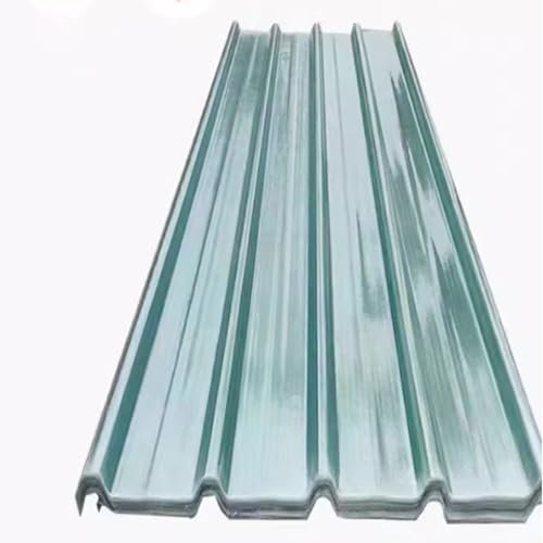 2mm Dicke Transparente Dachplatte,1/3/5/7/9/10/12/14 Stück Gewellte Dachplatten,Isolierende Ersatzplatte für Schuppen,Tageslichtplatten für Wintergärten,für Garagen-Carport (0.9x0.9m/35x35in,7 Pcs)