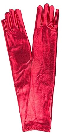 COLLBATH Partyhandschuhe Für Damen Cosplay Handschuhe Aus Stoff Vollfingerhandschuhe Für Tanzshow Kostümhandschuhe Für Halloween Ballhandschuhe Mit Schlichtem Design