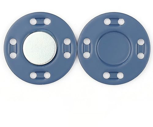 5 st/set magnetknappar sömnadsmaterial magnetiskt metallspänne 5 par osynliga tryckknappar för kläder kappa handgjord gör-det-själv-tillbehör