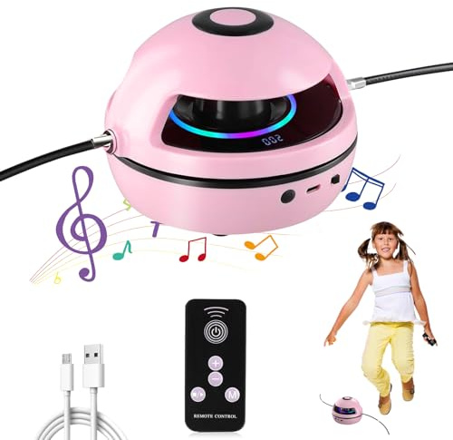 Infreecs elektronisk hopprep, elektronisk hopprepmaskin, intelligent bluetooth hopprepmaskin, smart Jump Rope Machine, 10 hastighetsinställningar, LED-skärm, för fest, hem