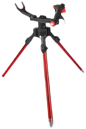 F Fityle Porta del Supporto per peschere Tripode, Supporto per Canna da Pesca Portatile Portatile Portatile, Regolabile per la Pesca, Lungo Lungo
