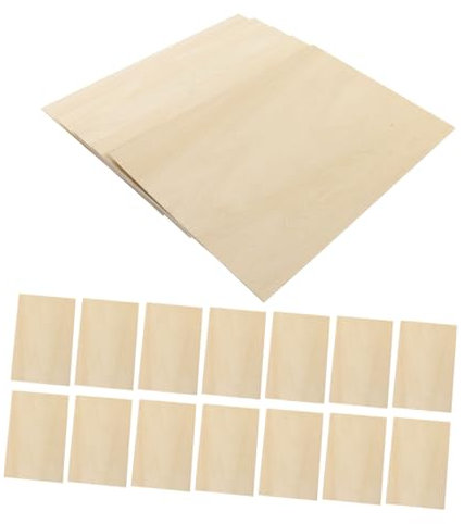 Homoyoyo 24stücke Holzbrettchen Holzplatte Diy-holzbretter Zum Basteln Holzstücke Leere Holzbretter Gravieren Holzbretter Zum Bemalen Bastelzubehör Holzscheiben Für Heimwerker
