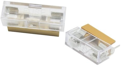 10 Stück Glassicherungshalter mit transparenter Abdeckung, 5 x 20 mm und 6 x 30 mm Sicherungsblöcke, 250 V Versicherungs-Header(6x30mm)