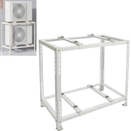 Dtyubfg Soporte de Soporte para Aire Acondicionado Mini Split,diseño de doble nivel para una mayor estabilidad, Capacidad de 220 kg,Resistente