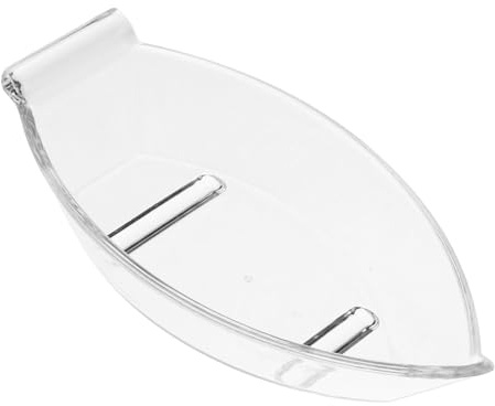 Angoily Ciotola da Immersione a Forma di Barca in Pc, Piccola | Salsa e Aceto, Design Multifunzione, Adatta a Casa e Campeggio, Facile da Trasportare