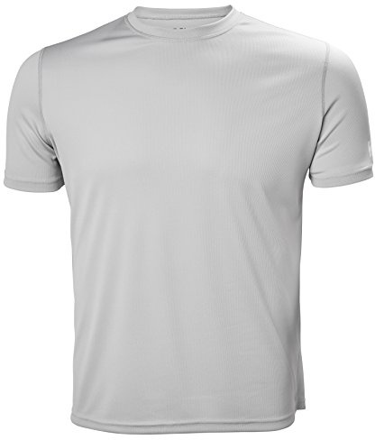 Helly Hansen Men's HH Tech T-Shirt, Light Grey, L