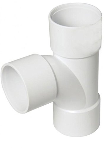 FLOPLAST Solvent White 32mm (36mm) Waste Swept Tee - Bag of 10