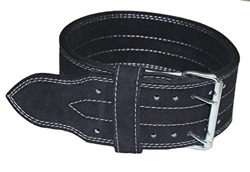 Lisaro KDK Power Gürtel. Dreikampf Gürtel, Heavy Duty Gewichtheber Gürtel, Lever Crossfit Training Gürtel schwarz (M)
