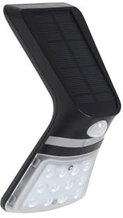 Luceco LEXS22B40-01 Lampe solaire LED avec Détecteur de mouvement Noir 1,5 W