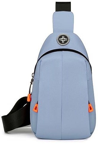 DONGKER Crossbody Sling Bag Damen, Wasserdicht Umhängetasche, Verstellbarer Schultertasche mit Kopfhörerloch für Mädchen, Studentinnen und Frauen zur Outdoor, Radfahren, Reisen, Wandern