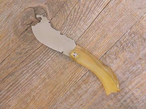 Generico Coltello Artigianale sagoma Isola Sardegna Pattada Corno muflone (12Cm) Lama 5 CM Art 2