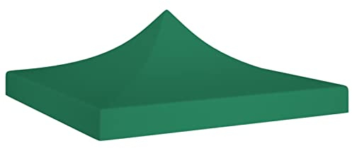 Partyzelt-Dach, TANZEM Ersatz Pavillondach, Dach Für Pavillon, Ersatzdach Pavillon, 3x3 m Grün 270 g/m²