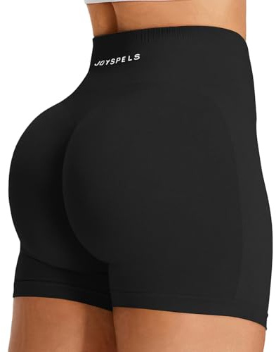 JOYSPELS Damen Scrunch Sport Shorts, High Waist Kurze Sporthose Radlerhose Kurz Push Up Leggings Sommer Gym Laufhose