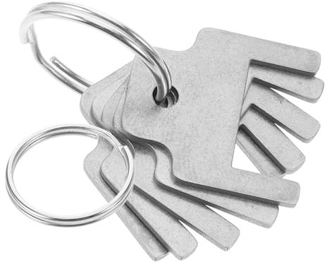 BUGUUYO Ersatzschlüssel für Papierhandtuchspender Seifenspender und Taschentuchbox 5 Stück Edelstahl Schlüssel Kompatibel mit 770301 für Wohnungen Büros Hotels Einkaufszentren