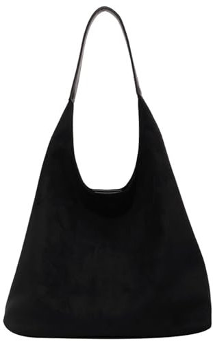 XUANXIE Tote Bag Wildleder Handtasche Damen Groß Shopper Tasche Shoulder Bag Hobo Tasche Gross Schultertasche Slouchy Bag Beuteltasche Damen-Shopper für College Schule Arbeit Reisen Einkaufen