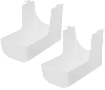 SHOWERORO 2pcs Range Hood Light Lens Cover Replacement Compatible Soffit Vents Ventilation Cover