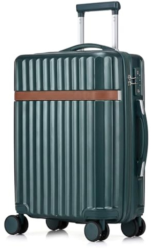 RMW Suitcase 20 Inch Cabin Hard Shell Lightweight Carry On Luggage ABS+PC | Travel Trolly Case with 3 Digit Combination Lock, 360° Spinner Wheels, Adjustable Telescopic Handle, Reinforced zipper