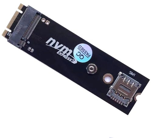 M.2 B Key 4G/5G Network Card Module to NGFF M.2 B+M Key with SIM Card Adapter