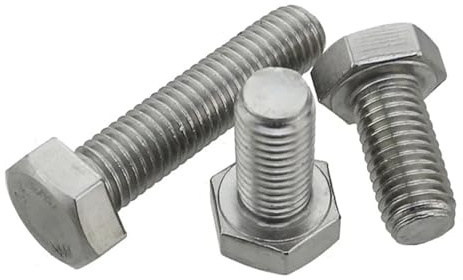 3/5 Stück M4 M5 M6 Linksgewinde Außensechskantschraube 304 Edelstahl Sechskantschrauben(3pcs,M4x16)
