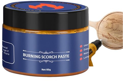 Pâte à bois | Gel naturel pour travaux manuels | Gel de combustion multifonction pour cuir, papier, bois, toile, tissu, 65 g