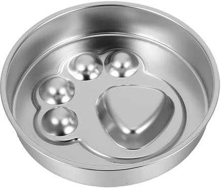 FONDOTIN Edelstahl Langsamfresser Futternapf für Hunde und Welpen mit Rutschfester Metallbasis Anti Schling Funktion und Interaktivem Lecknapf für Empfindlichen Magen und Haustiere