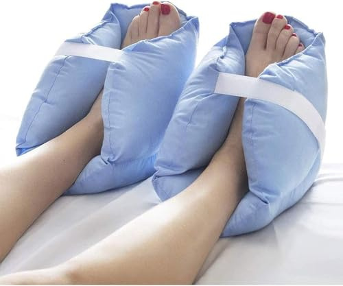 Intenst Protezioni per Il Tallone - Piedi E Caviglie Cuscini Regolabili - Protezioni della Caviglia per Mantenere Caldo E Alleviare Le Piaghe da Decubito, Ausili per La Riabilitazione,Blu