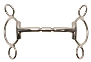 Metalab 3- oder 4-Ring-Gebiss für gerades Pferd