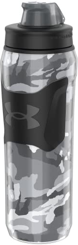 Under Armour UA 28oz Insulated Playmaker Squeeze Steel Camo OSFA