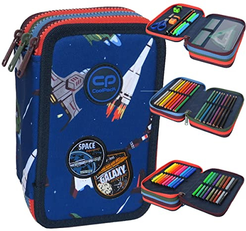 Coolpack F067764, Mäppchen JUMPER 3 SPACE ADVENTURE, Multicolor