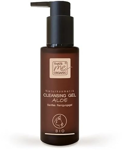 Thats me Organic Bio Cleansing Gel (100ml) – Sanfter Porenreiniger Gesicht für empfindliche & fettige Haut – Entfernt Makeup ohne Reizung – Feuchtigkeitsspendende Gesichtsreinigung - Bio