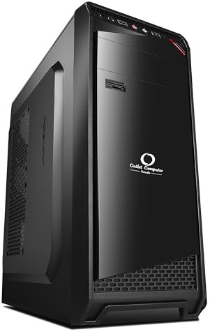 PC Ordinateur de Bureau Fixe Intel i7 - Windows 11 Pro - HDMI et VGA - sans Fil - Lecteur Graveur CD DVD - Office Internet School (RAM 16GB - SSD 480GB)