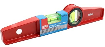 Hilka 63700010 Gerüstbauer-Wasserwaage, magnetisch, 250 mm