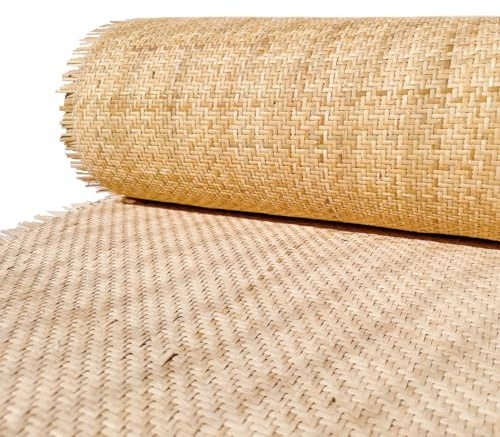 Cannage Rouleau pour Meuble, Rouleau de Cannage Rotin Naturel, 35 x 300 cm cannage, rotin, Cannage Rouleau, rotin pour Vannerie, Rouleau Cannage, rotin pour cannage, Grande Taille cannage pour Chaise