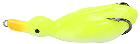 Lebensechte 3D-Enten, weicher Silikon-Angelköder, entenförmiger Silikon-Angelköder-Wobbler