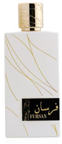 Khadlaj Fursan White 100ml EDP Parfum Spray Jasmin Noix De Coco Vanille Poudre Parfum