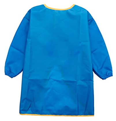 UTHCLO Malschürze Kinder Kunstkittel Langärmelig Grün l 130-150cm Schutz Vor Farbe Für Jungen Und Mädchen Zum Malen Und Basteln