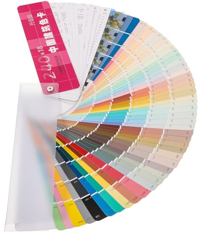 Homsfou Nuancier Peinture Professionnel 900 Cartes Couleur En Papier Et Plastique Pour Architecture Et Correspondance Couleurs Standard