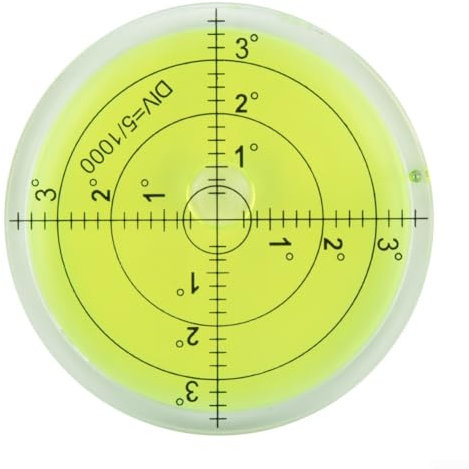 Herramienta profesional para ajustar y nivelar, nivel de burbuja circular de 66 x 10 mm