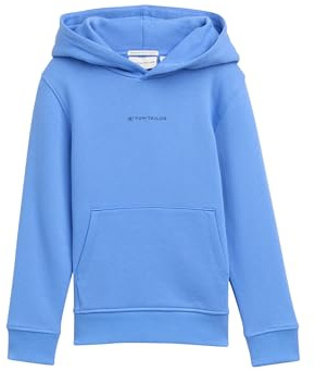 TOM TAILOR Barn pojkar sweatshirt, 37177 – mjuk medelblå, 92-98