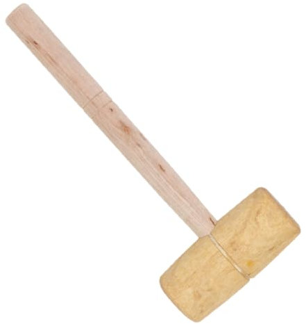 Angoily Mazo de Carpintero de Madera Herramienta para Trabajar la Madera Mazo para Carpintería para Marroquinería y DIY