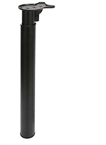 Pieds de table télescopiques réglables en métal pour meubles, hauteur 45 à 120 cm, pieds de bureau pliables pour bar de petit-déjeuner, plan de travail, blanc et noir