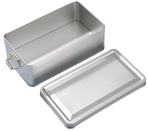 Cookie Storage Tin - de metal para guardar hojas, tapa, organizador