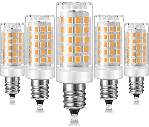 E11 lampadina LED 7W, 220V-240V, 70W lampadina alogena equivalente, E11 Bi Pin base lampadine per lampadario illuminazione domestica dimmerabile(Bianco caldo)