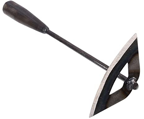 ibasenice Houe De Jardin à Main Et Houe à Désherber en Acier Inoxydable 36,5 Cm pour Jardinage Extérieur, Outil à Main De Plantation Ergonomique Polyvalent, Désherbage Et Culture Facilités