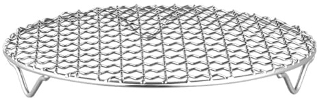 Repuesto de rejilla de barbacoa, repuesto de rejilla de acero inoxidable para barbacoa exterior, resistente al calor, estantería de alto rendimiento para camping