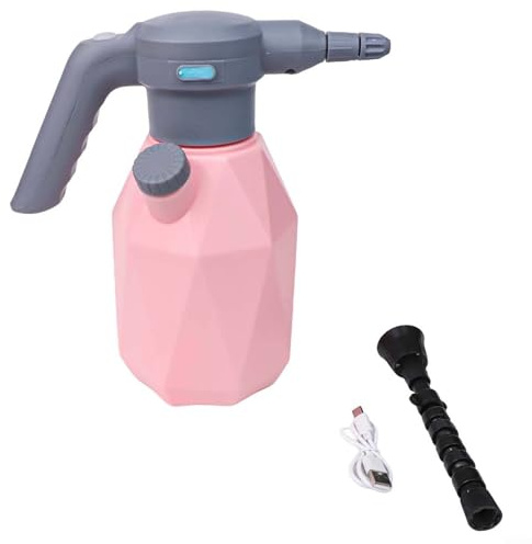 Oniissy Arrosoir électrique rechargeable automatique avec buse réglable à 360 degrés et capacité de 2 litres pour plantes d'intérieur, fleurs de jardin et animaux domestiques (2 L)
