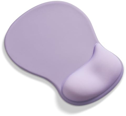 AOKSUNOVA Tapis de Souris Ergonomique en Gel avec Repose-Poignet Lilas